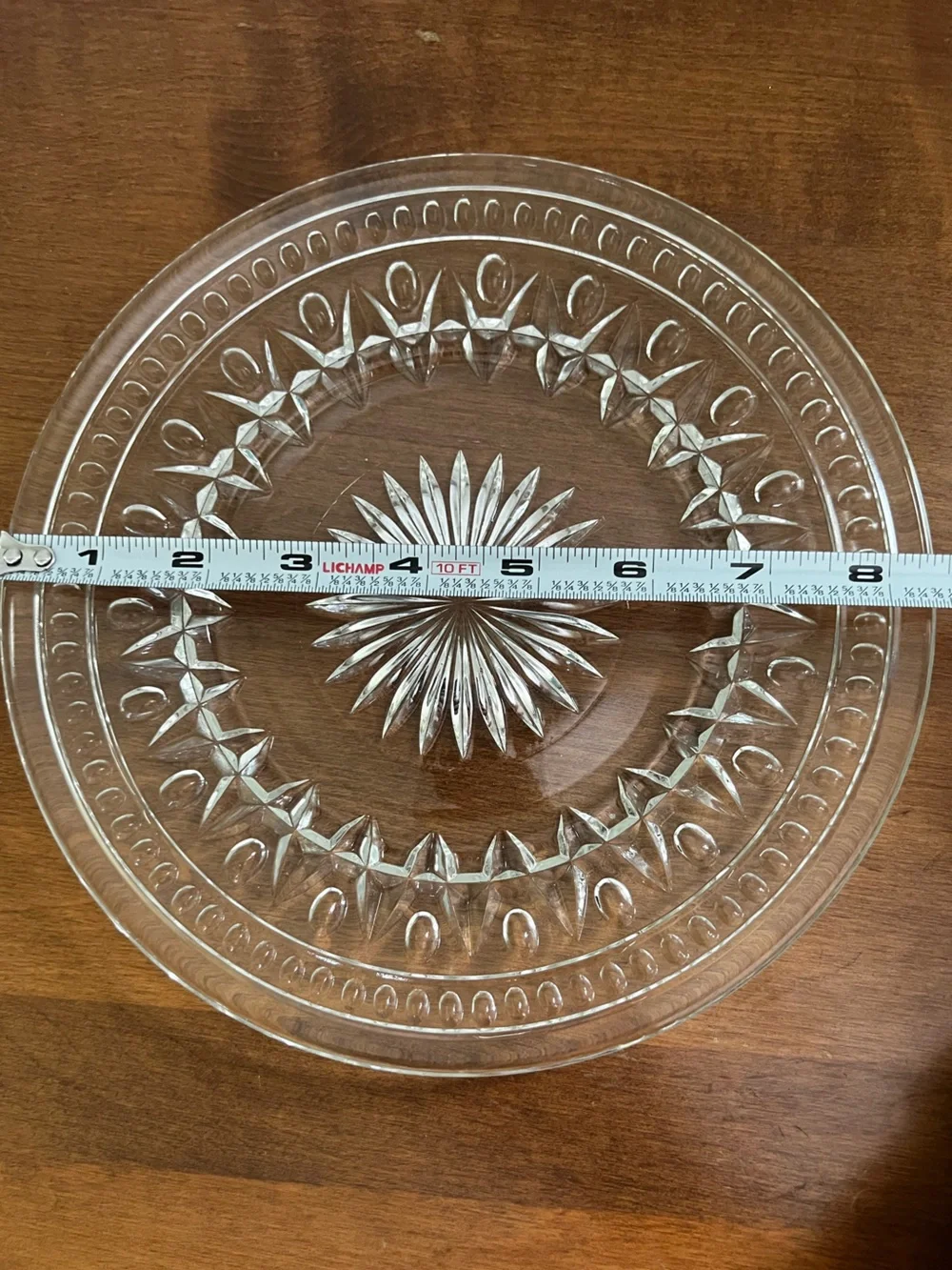 Vintage Indiana Glass Park Lane Lunch/ Salad Plates (set of 6) MCM